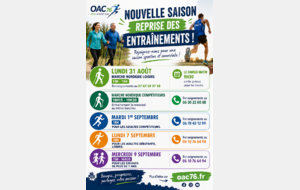 Reprise des entraînements